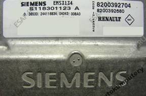 БЛОК УПРАВЛЕНИЯ ems3132 s118301123a 8200392704 БЕЗ КОДА