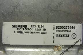 БЛОК УПРАВЛЕНИЯ ems3134 s118301120b 8200272464 БЕЗ КОДА