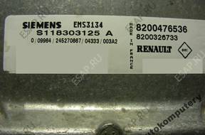 БЛОК УПРАВЛЕНИЯ ems3134 s118303125a 8200476536 БЕЗ КОДА
