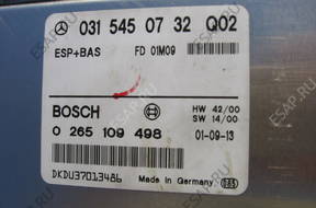 БЛОК УПРАВЛЕНИЯ ESP 0265109498 Mercedes W 210 E 220 CDI