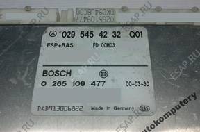 БЛОК УПРАВЛЕНИЯ ESP MERCEDES 0295454232 0265109477