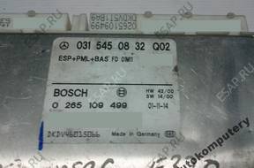 БЛОК УПРАВЛЕНИЯ ESP MERCEDES 0315450832 0265109499
