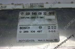БЛОК УПРАВЛЕНИЯ ESP MERCEDES 0315450932 0265109497