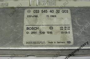 БЛОК УПРАВЛЕНИЯ ESP MERCEDES 0335454032 0265109515