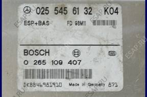 БЛОК УПРАВЛЕНИЯ ESP MERCEDES CLK 0255456132 0265109407