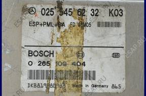 БЛОК УПРАВЛЕНИЯ ESP MERCEDES W210 0255456232 0265109404