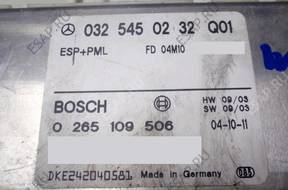 БЛОК УПРАВЛЕНИЯ ESP MERCEDES W211 0325450232 0265109506