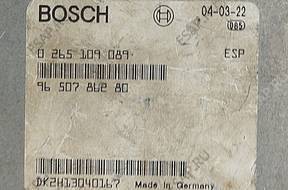 БЛОК УПРАВЛЕНИЯ   ESP PEUGEOT 406 0265109089