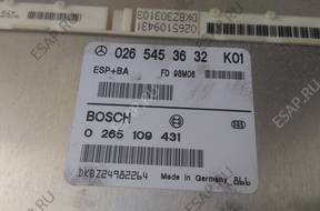 БЛОК УПРАВЛЕНИЯ ESP+BA MERCEDES A KLASA W 168 1.4B 97-04 год,