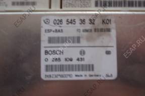 БЛОК УПРАВЛЕНИЯ ESP+BAS 0265453632 MERCEDES 0265109431 БЛОК УПРАВЛЕНИЯ ESP+BAS 0265453632 MERCEDES 0265109431