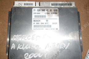 БЛОК УПРАВЛЕНИЯ ESP+BAS  MERCEDES A 1.7 CDI 2000 год.