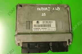 БЛОК УПРАВЛЕНИЯ  Fabia   047906033G 5WP4018212