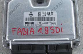 БЛОК УПРАВЛЕНИЯ FABIA 1.9 SDI = 038906012GE