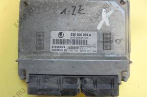 БЛОК УПРАВЛЕНИЯ FABIA I 1.2 E   ecu 03E906033A