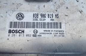 БЛОК УПРАВЛЕНИЯ FABIA II 2 1.9 038906019NS 0281013082
