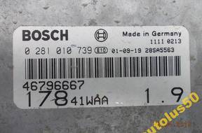 БЛОК УПРАВЛЕНИЯ   Fiat  0281010739 46796667
