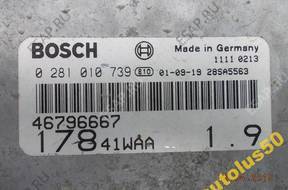 БЛОК УПРАВЛЕНИЯ   Fiat  0281010739 46796667