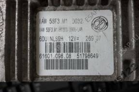 БЛОК УПРАВЛЕНИЯ FIAT 1.2 IAW 5SF3.M1 51798649 - БЕЗ КОДА