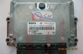 БЛОК УПРАВЛЕНИЯ Fiat  1.9 46796667 0281010739