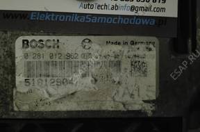 БЛОК УПРАВЛЕНИЯ FIAT  1.9JTD 0281012962 51612904