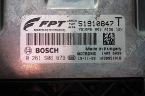 БЛОК УПРАВЛЕНИЯ FIAT 500 0261S06679 51910847 1.4 BOSCH