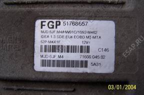 БЛОК УПРАВЛЕНИЯ   fiat 51768657 MJD 6JF M4