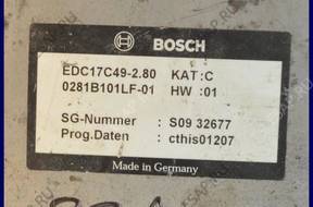 БЛОК УПРАВЛЕНИЯ   FIAT BOSCH 0281B101LF EDC17C49