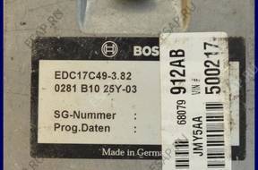 БЛОК УПРАВЛЕНИЯ FIAT CHRYSLER BOSCH 0281B1025Y EDC17C49
