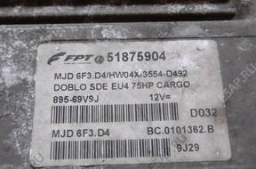 БЛОК УПРАВЛЕНИЯ FIAT DOBLO 51875904, mjd 6f3.d4