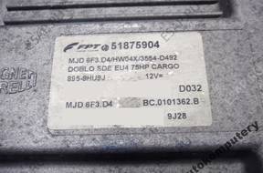 БЛОК УПРАВЛЕНИЯ FIAT DOBLO 51875904 mjd6f3.d4 БЕЗ КОДА