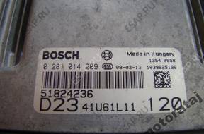 БЛОК УПРАВЛЕНИЯ FIAT DUCATO 0281014209 51824236 2.3 JTD