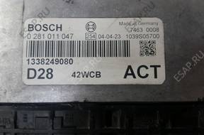 БЛОК УПРАВЛЕНИЯ FIAT DUCATO 1338249080 0281011047 БЕЗ КОДА