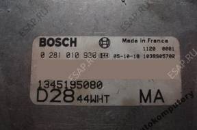 БЛОК УПРАВЛЕНИЯ FIAT DUCATO 1345195080 0281010930 БЕЗ КОДА