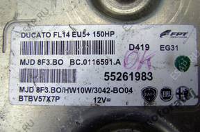 БЛОК УПРАВЛЕНИЯ FIAT DUCATO 150HP 55261983 MJD8F3.BO