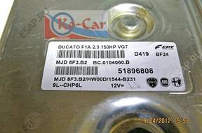 БЛОК УПРАВЛЕНИЯ Fiat Ducato 2.3 150HP 51896808 MJD8F3.B2