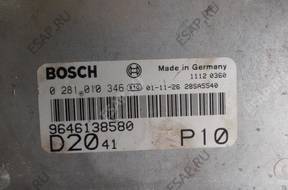 БЛОК УПРАВЛЕНИЯ Fiat Ducato 2.3 JTD 0281010346