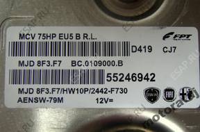 БЛОК УПРАВЛЕНИЯ FIAT DUCATO 55246942 D419  MJD8F3.F7