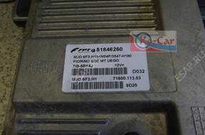 БЛОК УПРАВЛЕНИЯ Fiat Fiorino 1.3 51846260 MJD6F3.H1