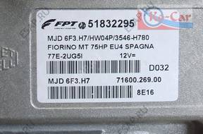 БЛОК УПРАВЛЕНИЯ Fiat Fiorino 1.3 75HP 51832295 MJD6F3.H7