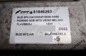 БЛОК УПРАВЛЕНИЯ FIAT FIORINO 51846263 mjd6f3.ha БЕЗ КОДА