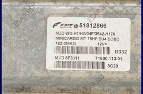 БЛОК УПРАВЛЕНИЯ FIAT FIORINO NEMO 1.3 JTD FPT 51812866