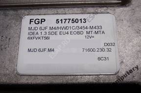 БЛОК УПРАВЛЕНИЯ FIAT IDEA 51775013 mjd6jf.m4 БЕЗ КОДА