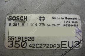 БЛОК УПРАВЛЕНИЯ FIAT IDEA 55191928 0281011514 БЕЗ КОДА