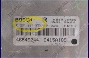 БЛОК УПРАВЛЕНИЯ FIAT MAREA 2.4 JTD 0281001935 46546244