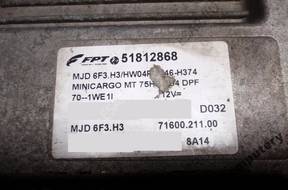 БЛОК УПРАВЛЕНИЯ FIAT MINICARGO 51812868 mjd6f3.h3