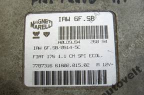 БЛОК УПРАВЛЕНИЯ FIAT PUNTO 1,1 MAGNETI MARELLI IAW 6F.SB