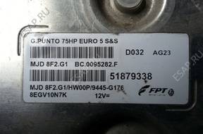 БЛОК УПРАВЛЕНИЯ FIAT PUNTO 1.3 MJD 8F2.G1 51879338 БЕЗ КОДА