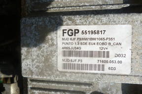 БЛОК УПРАВЛЕНИЯ   FIAT PUNTO 2 II FGP 55195817