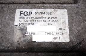 БЛОК УПРАВЛЕНИЯ FIAT PUNTO 51784562 mjd6f3.pb OPIS