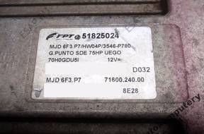 БЛОК УПРАВЛЕНИЯ FIAT PUNTO 51825024 mjd6f3.p7